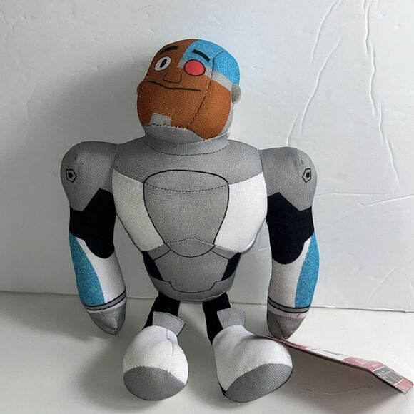 Teen Titans Go CYBORG 9" Plush Figure Stuffed Doll Soft NEW - Picture 1 of 6